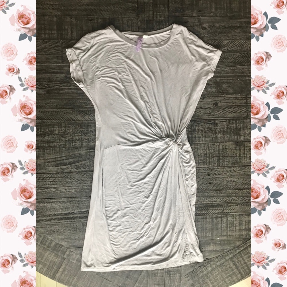 Midi gray dress